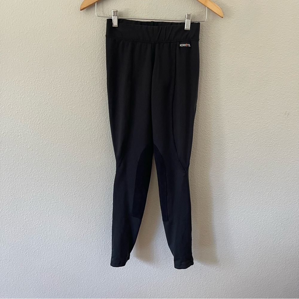 Kerrits Kids Riding Breeches Leggings Tights Size S Black